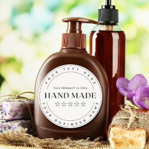 Custom Small Business Handmde Classic Round Sticker