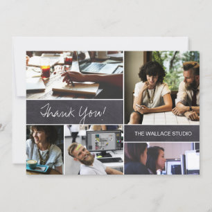 Custom small business Photo collage thank you