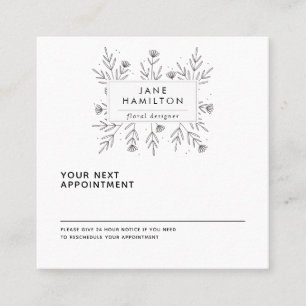 Custom Small Business Supplies Appointment Card