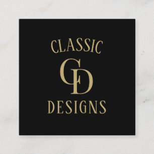 Custom Small Business Supplies Square Business Card