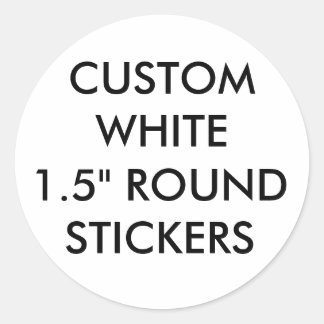 Custom Small Glossy 1.5" Round Stickers