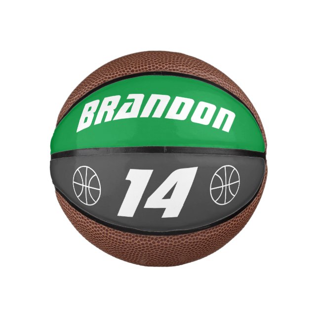 Custom small mini basketball kid's Birthday gift (Front)