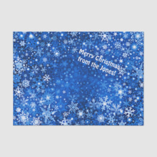 Custom Snow Flake Tissue Paper