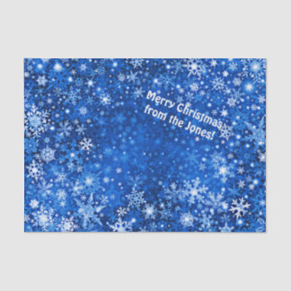 Custom Snow Flake Tissue Paper