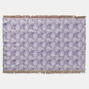 Custom Snowflake Throw Blanket