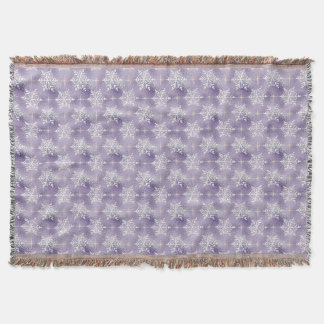 Custom Snowflake Throw Blanket