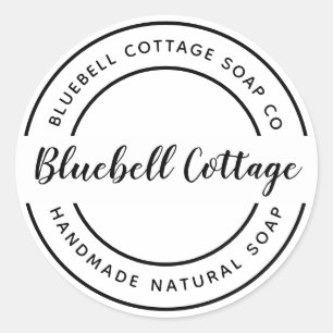 Custom Soap Business Modern Elegant Label Sticker