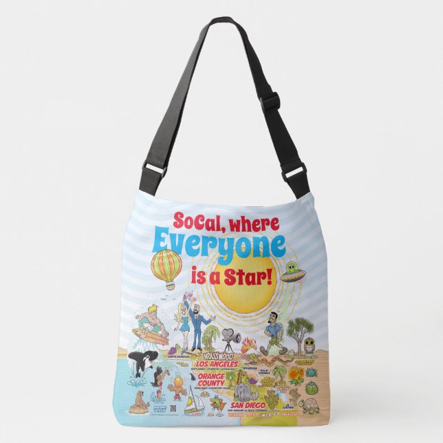 Custom SoCal Tote Bag (Front)