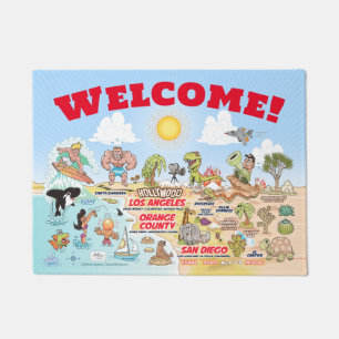 Custom SoCal Welcome Mat
