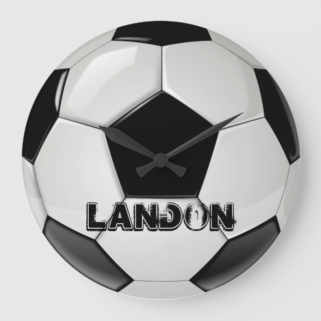 Custom Soccer Ball Clock (Front)