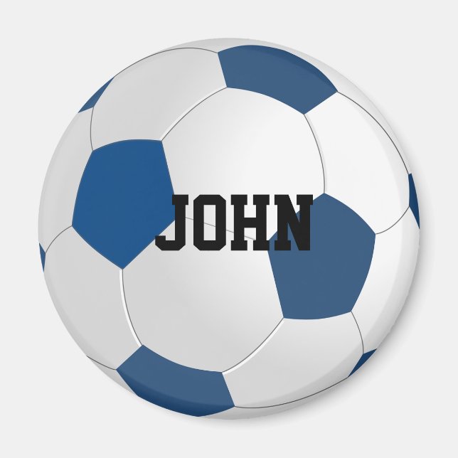 Custom Soccer Ball Magnet (Front)