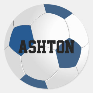 Custom Soccer Ball Sticker