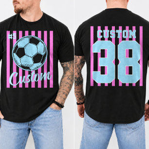 Custom Soccer Mum with Team Name Number T-Shirt