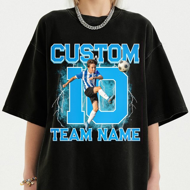 Custom Soccer player tee, personalized your number T-Shirt (Creator Uploaded)