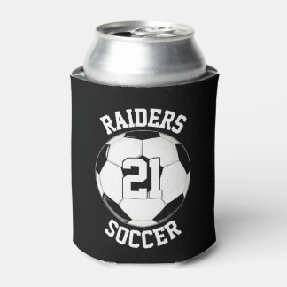 Custom Soccer Team Name, Player Name and Number Can Cooler