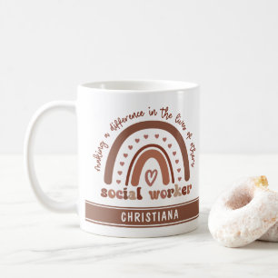 Custom Social Worker Appreciation Graduation Gifts Coffee Mug