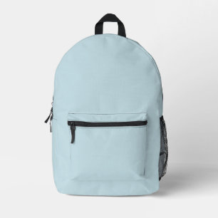 Custom Soft Blue Backpack - Bulk Orders Available
