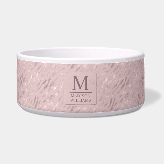 Custom Soft Blush Pastel Pink Gold Glitter Pattern (Front)
