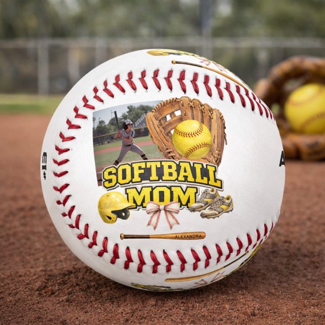 Custom Softball Mum Photo Collage (Creator Uploaded)