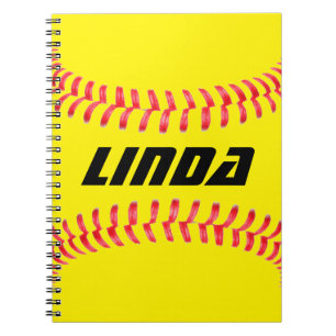 Custom Softball Notebook