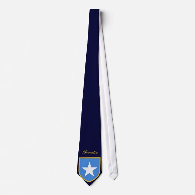 Custom Somalia Flag Tie (Front)