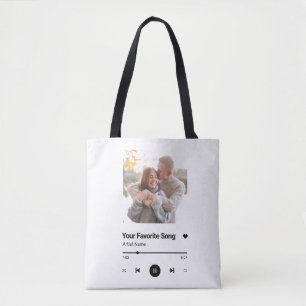 Custom Song Favourite Song One Photo  Coffee Mug Tote Bag