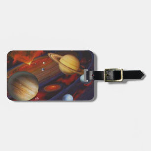 Custom Space Luggage Tag