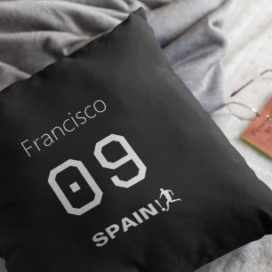 Custom Spain National Soccer Professional Mono Cushion