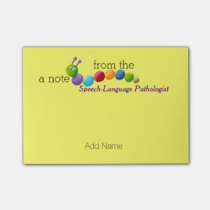 Custom Speech-Language Pathologist Post-it® Notes