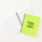 Custom Spiral Notebook Business Logo No Minimum