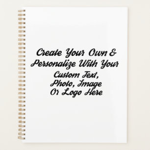 Custom Spiral Planner - DIY Create Your Own