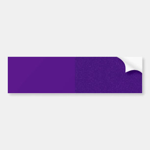Custom Split Purple Glitter Bumper Sticker