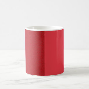 Custom Split Tomato Red Modern Mug – Matte & Gloss