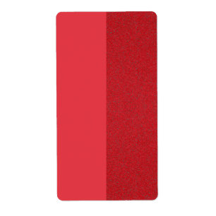 Custom Split Tomato Red Shipping Labels