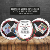 Custom Sponsor Thank You Gift with Team Photos