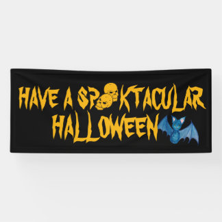 Custom Spooktacular Halloween Decorations Party Banner