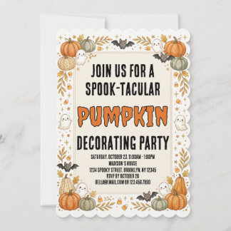 Custom Spooktacular Pumpkin Party CUTE Halloween