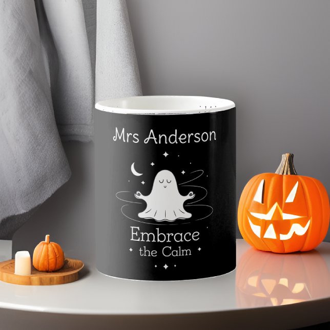 Custom Spooky Self-Care Mug - "Embrace the Calm" (Creator Uploaded)