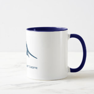 Custom Sport Fishing   Jumping Blue Swordfish Mug