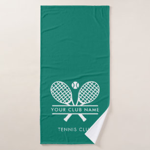 Custom Sports Club Tennis Team Any Color Bath Towel