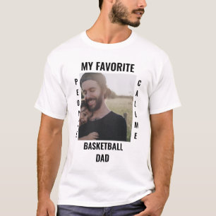 Custom Sports dad Sports mom photo template T-Shirt