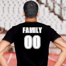 Custom Sports Jersey - Family Support Section