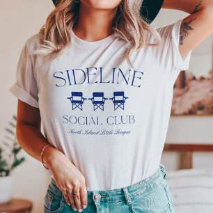 Custom Sports Mum Sideline Social Club T-Shirt