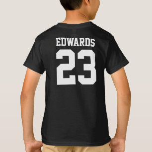 Custom Sports Numbered With Name T-Shirt