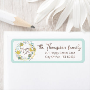 Custom Spring Floral Cute Chicks Happy