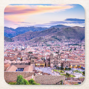 Custom Square Coasters Cusco