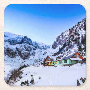 Custom Square Coasters Malaiesti, Bucegi mountain