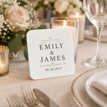 Custom Square Coasters | Minimalist & Personalised
