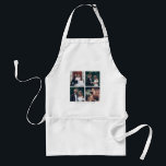 Custom Square Collage 4 Wedding Photo & Text Standard Apron<br><div class="desc">Create your own kitchen apron with your own wedding,  anniversary,  engagement and special event photos.</div>