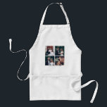 Custom Square Collage 4 Wedding Photo & Text Standard Apron<br><div class="desc">Create your own kitchen apron with your own wedding,  anniversary,  engagement and special event photos.</div>